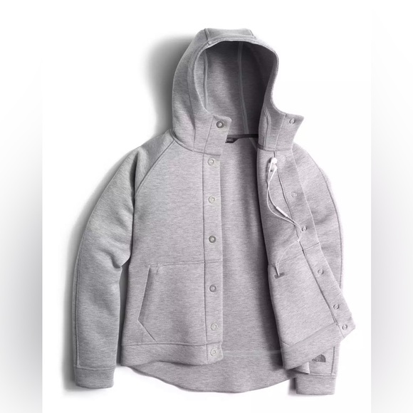 The North Face Small Light Grey 3D Snap Hoodie - Picture 6 of 11